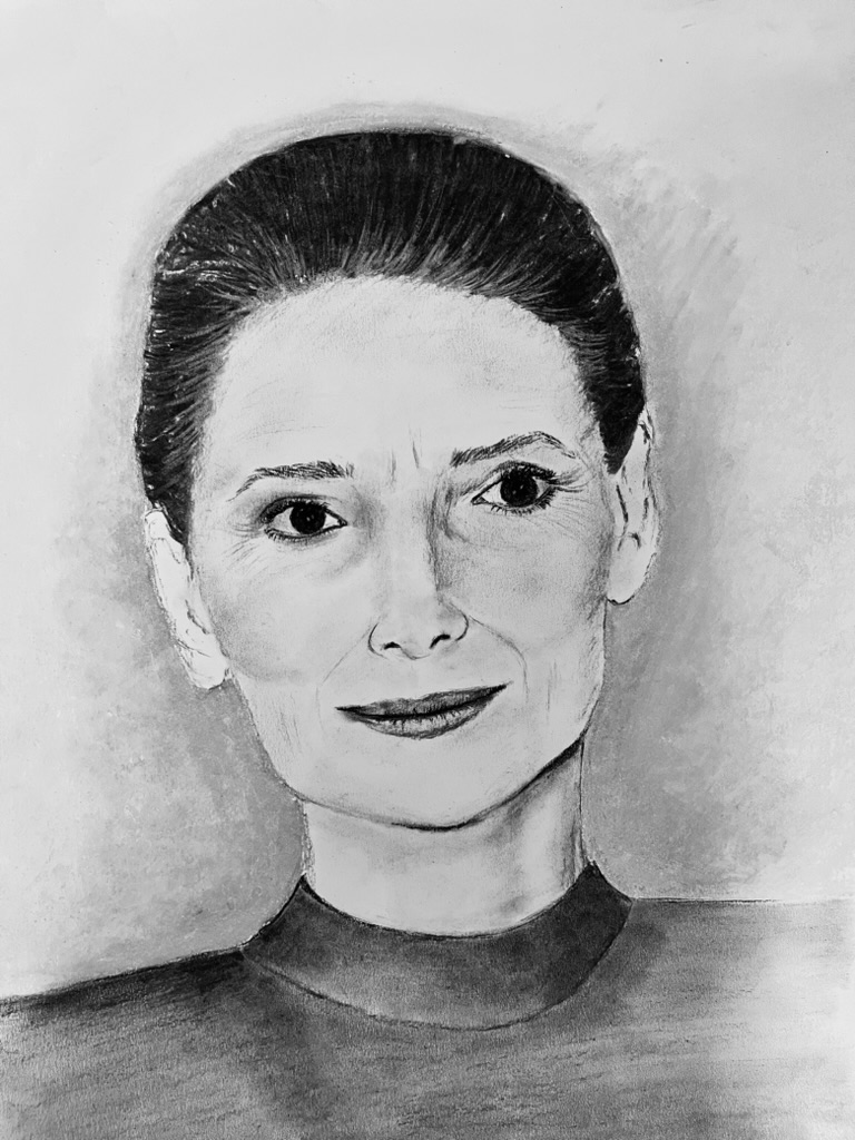 portrét, kresba tužkou