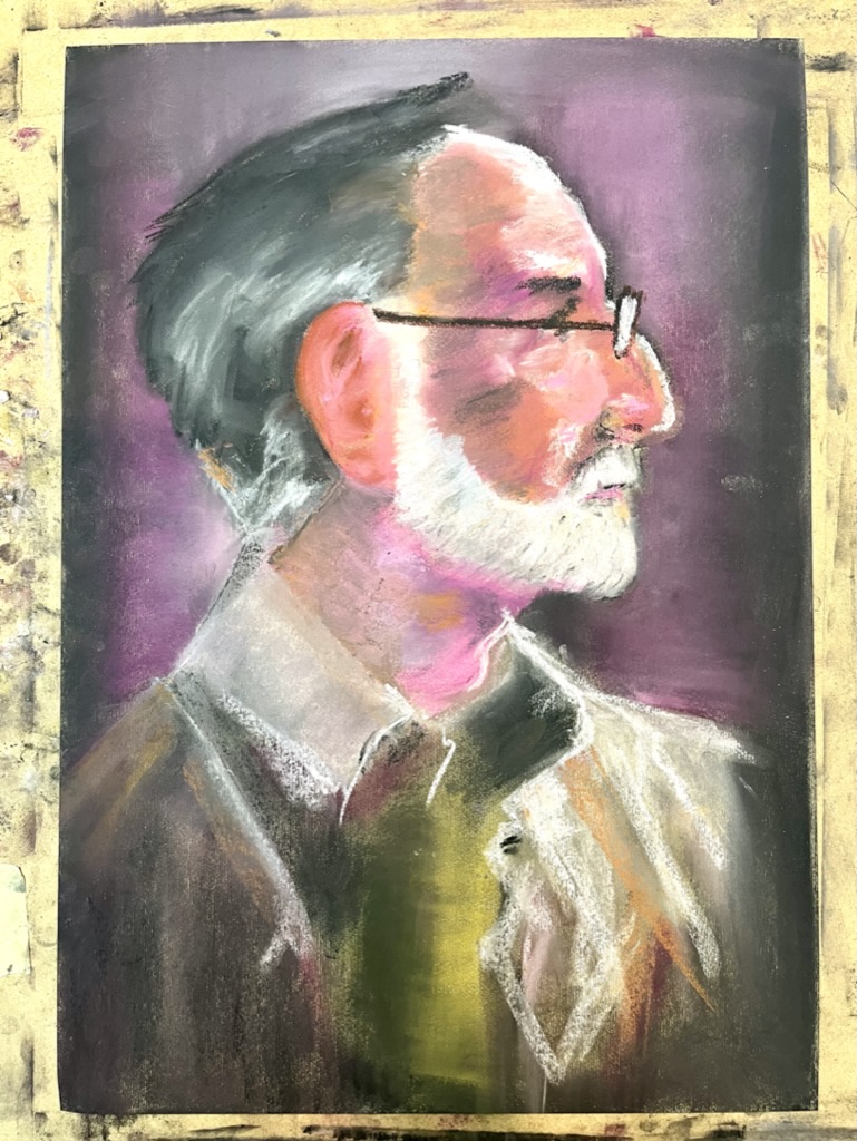 portrét - kresba pastel 